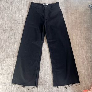 Zara The Marine Straight Size 8 Black